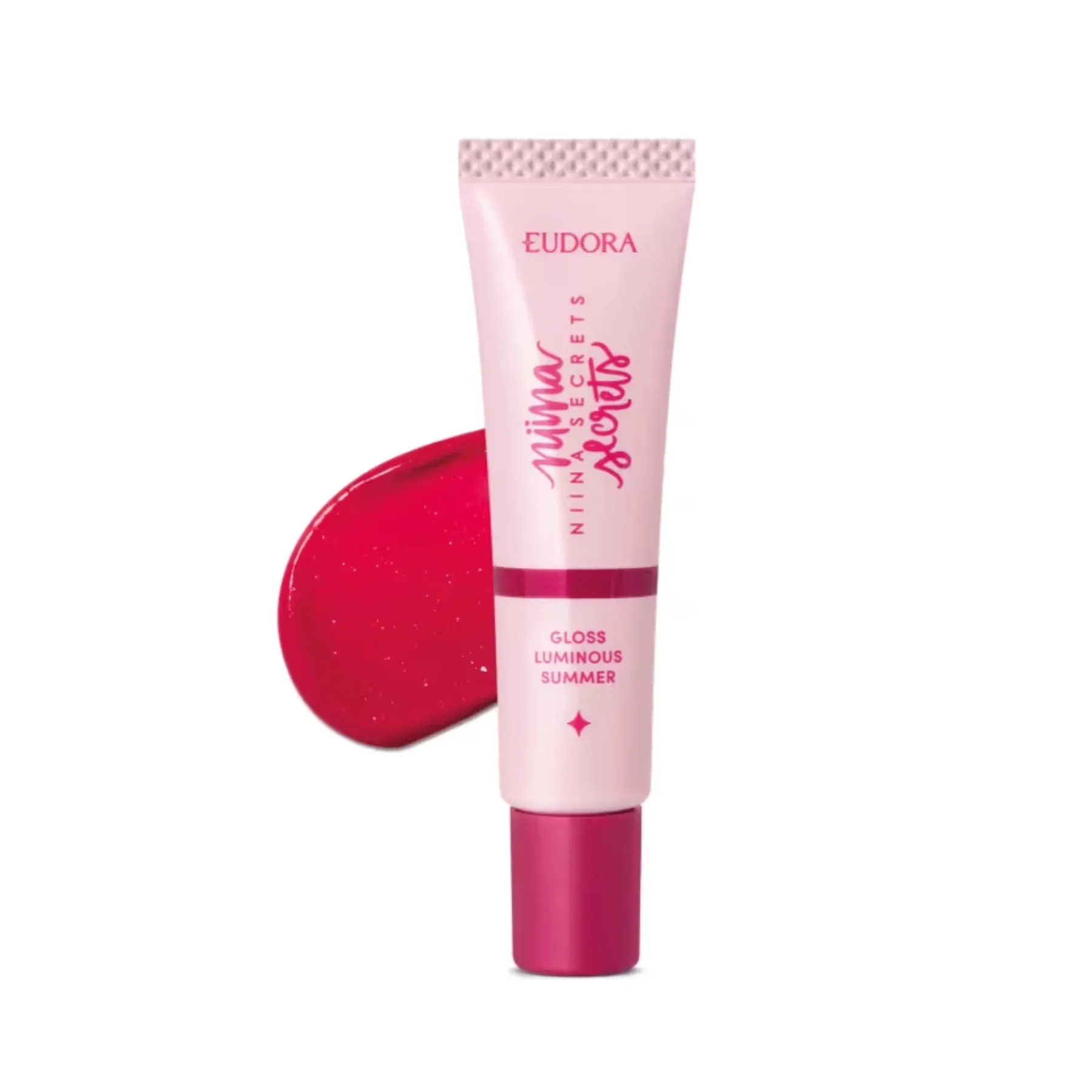 Gloss Niina Secrets Luminous Summer Vermelho 12g
